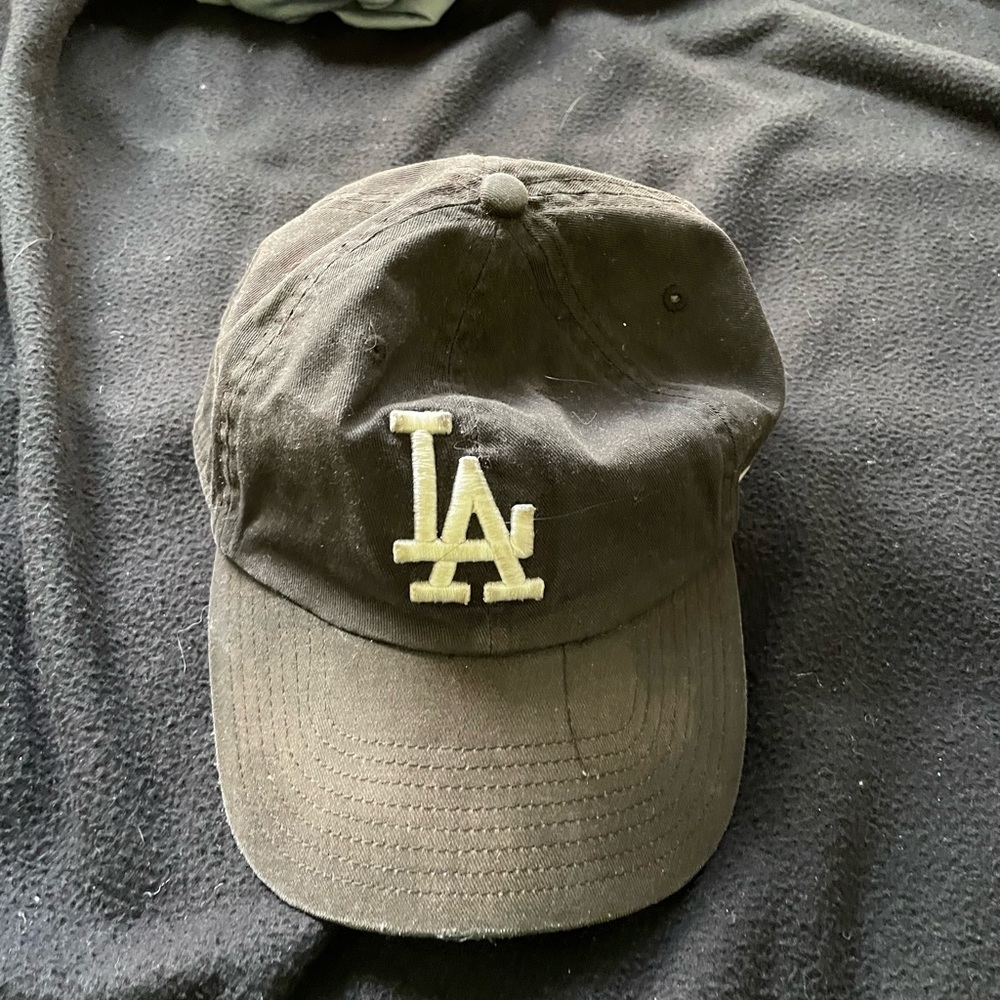 LA dodger black dad hat